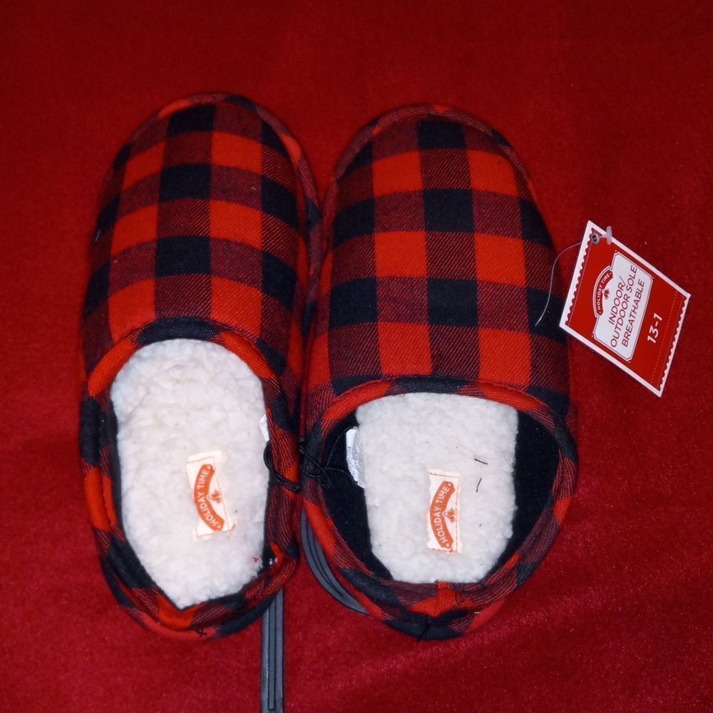 Holiday Time House Slippers